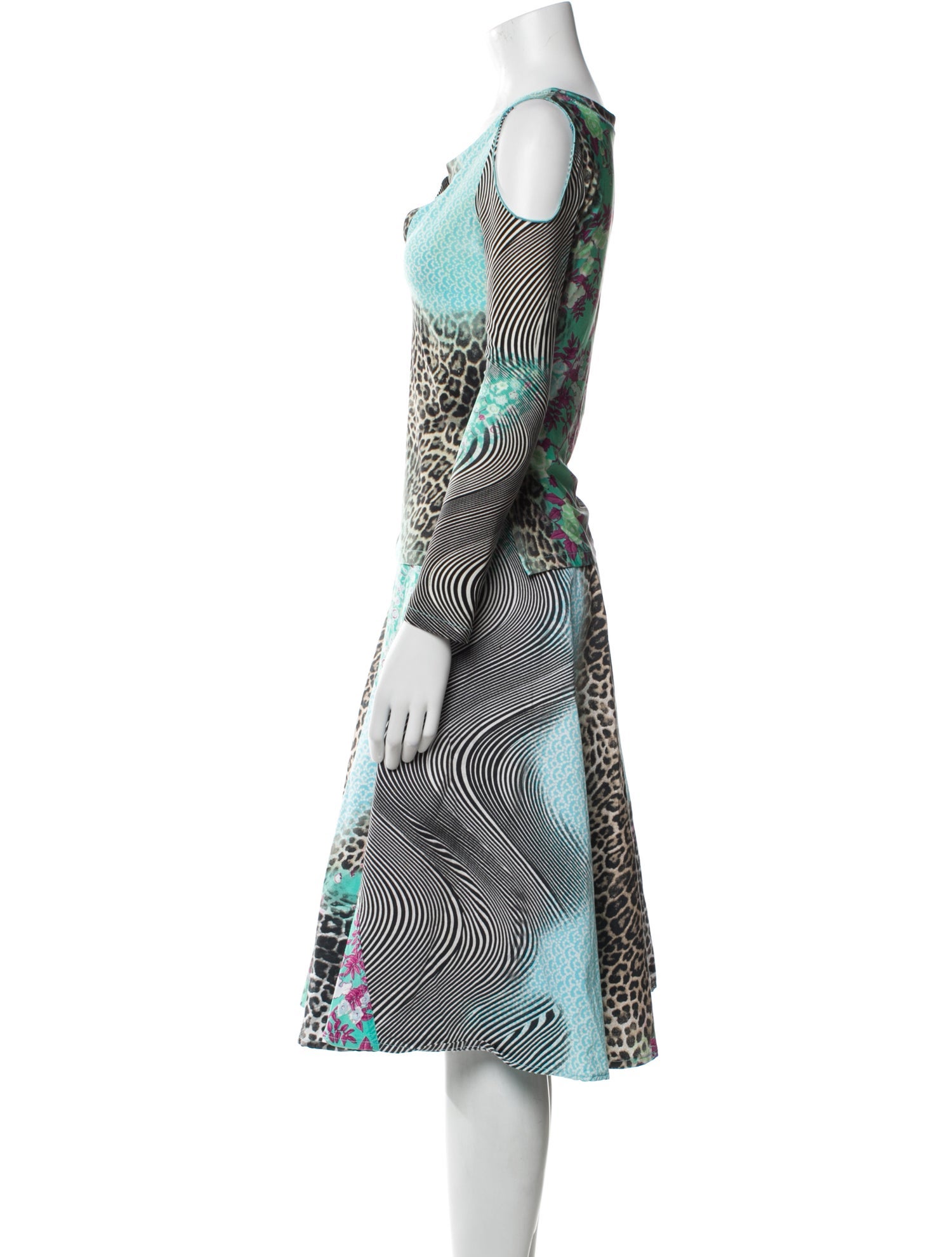 Class Roberto Cavalli Vintage 2000's Skirt Set