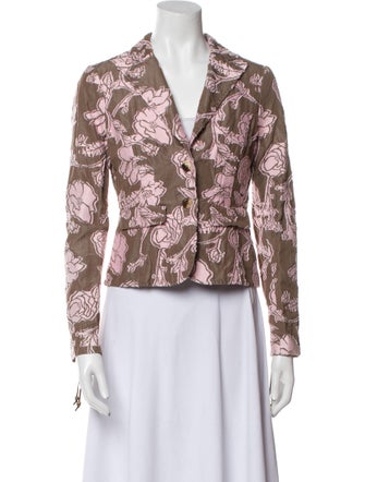 Class Roberto Cavalli Floral Print Blazer