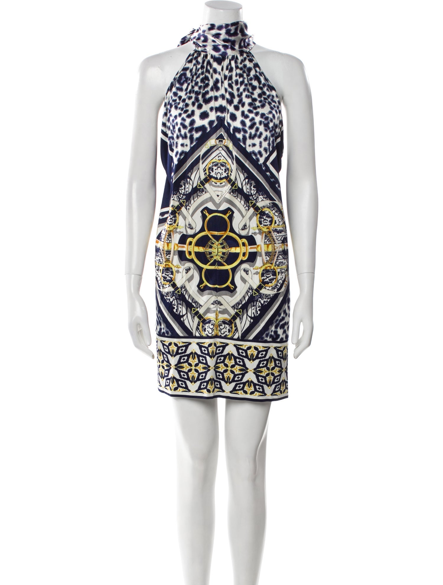 Class Roberto Cavalli Printed Mini Dress