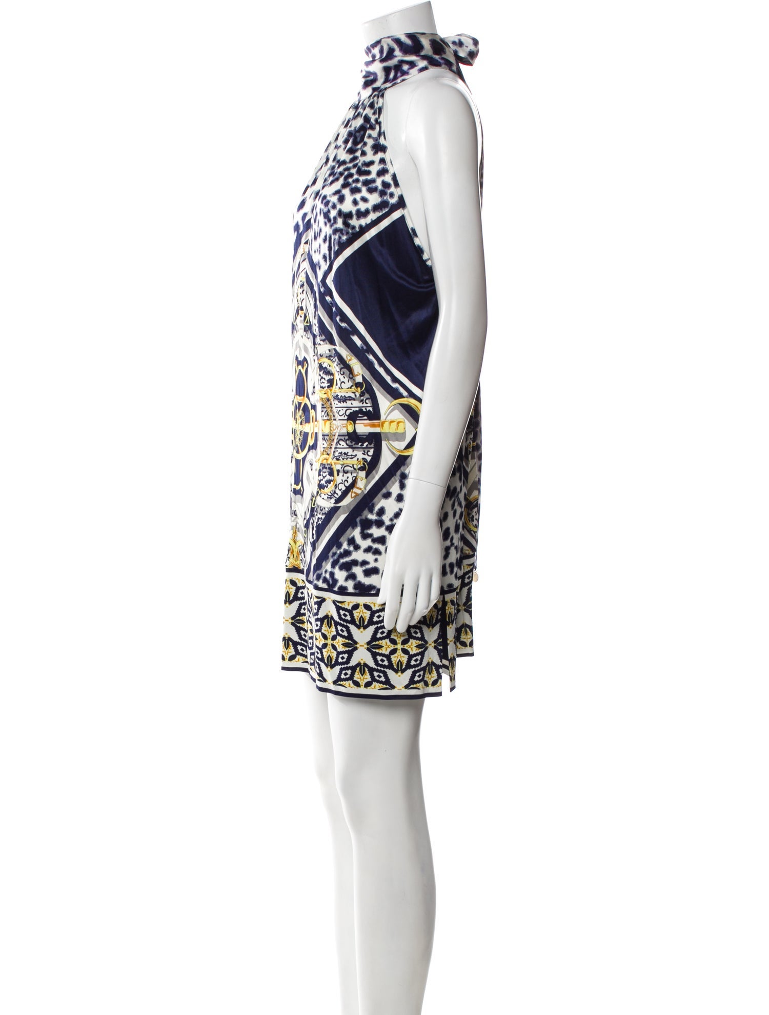Class Roberto Cavalli Printed Mini Dress