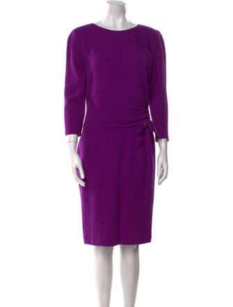 Class Roberto Cavalli Virgin Wool Knee-Length Dress
