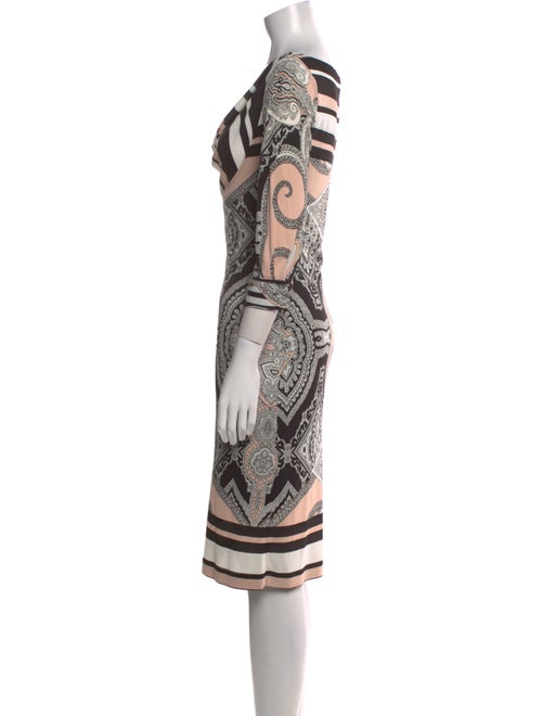 Class Roberto Cavalli Paisley Print Knee-Length Dress