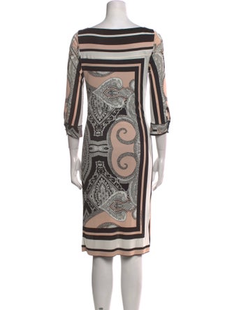 Class Roberto Cavalli Paisley Print Knee-Length Dress