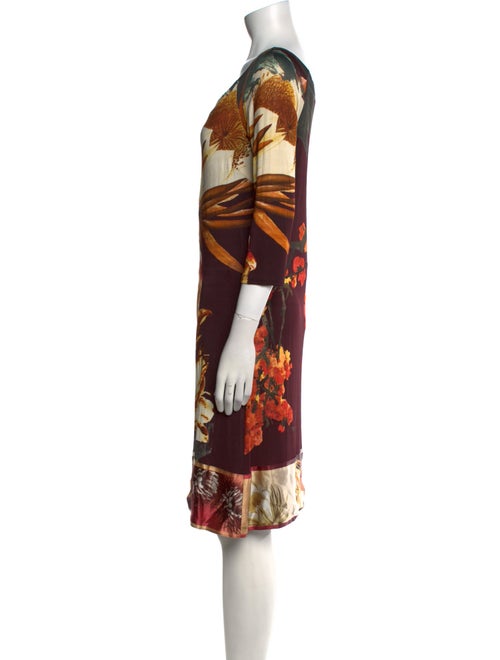 Class Roberto Cavalli Printed Knee-Length Dress