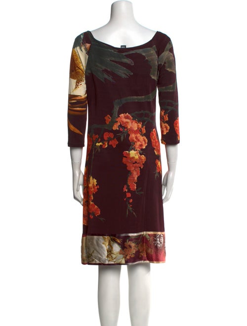 Class Roberto Cavalli Printed Knee-Length Dress