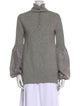 Class Roberto Cavalli Wool Mock Neck Sweater