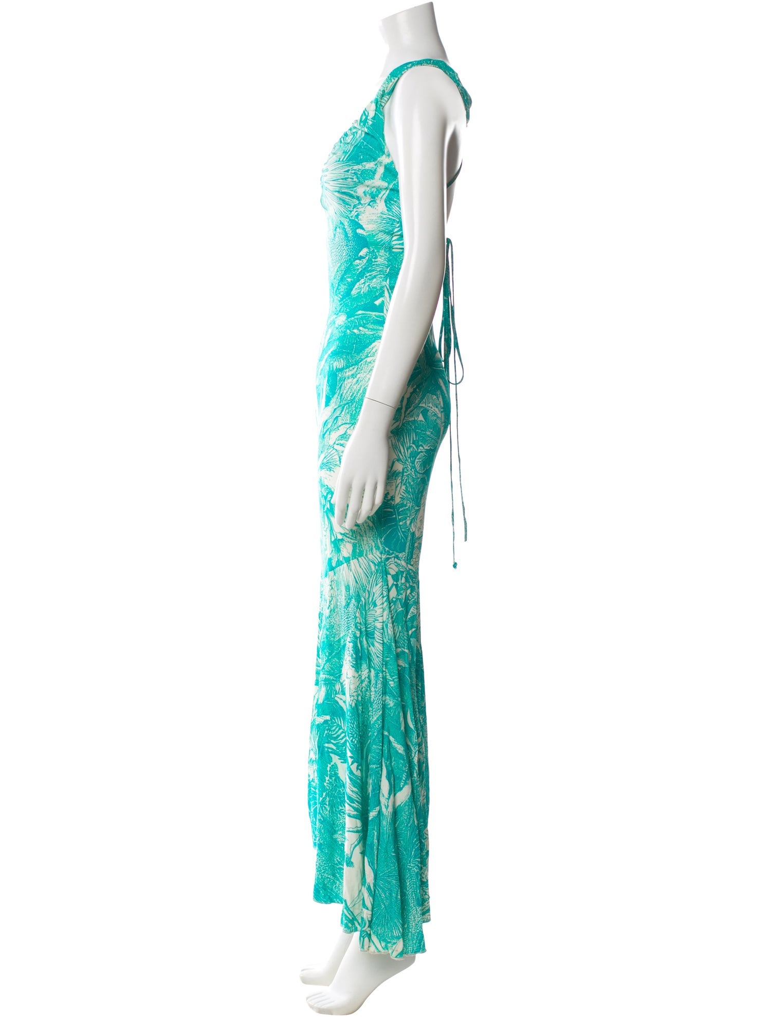 Class Roberto Cavalli Printed Long Dress