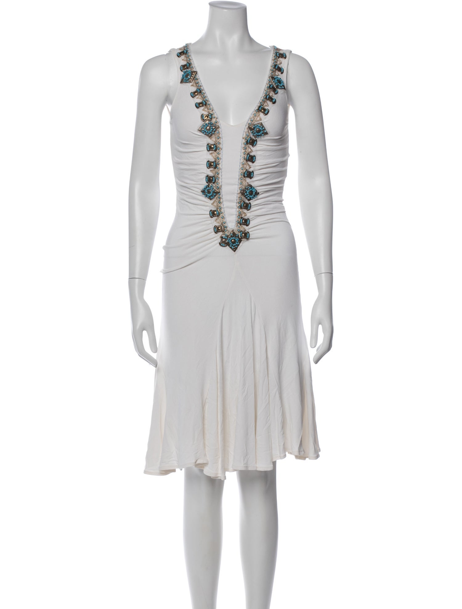 Class Roberto Cavalli Patterned Knee-Length Dress