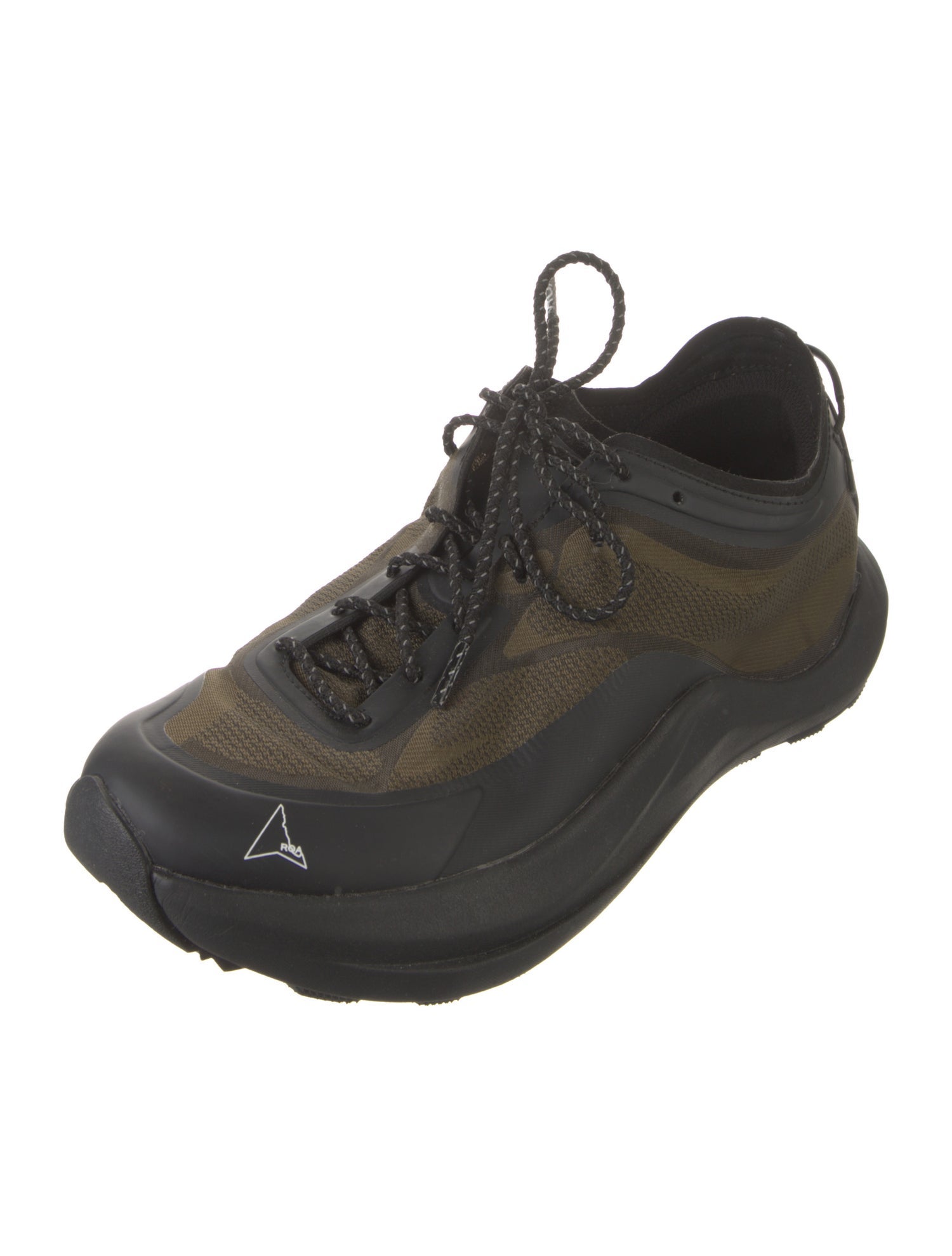 ROA Canvas Colorblock Pattern Chunky Sneakers