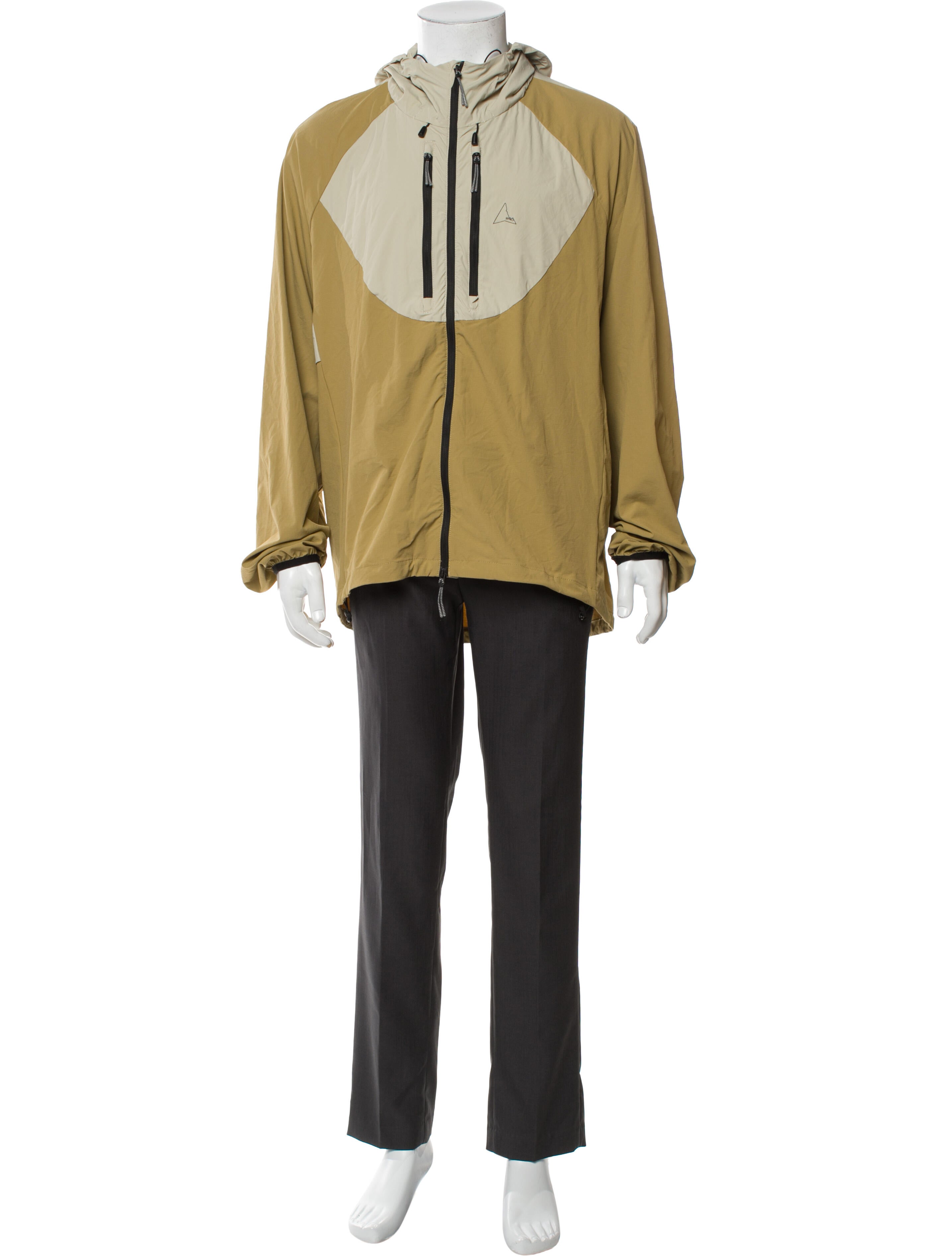 ROA Colorblock Pattern Windbreaker