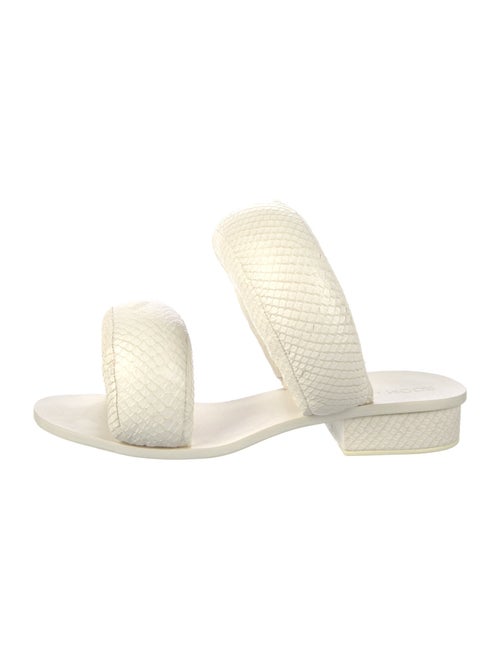 ROOM x Cult Gaia Leather Animal Print Slides