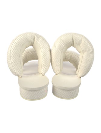 ROOM x Cult Gaia Leather Animal Print Slides