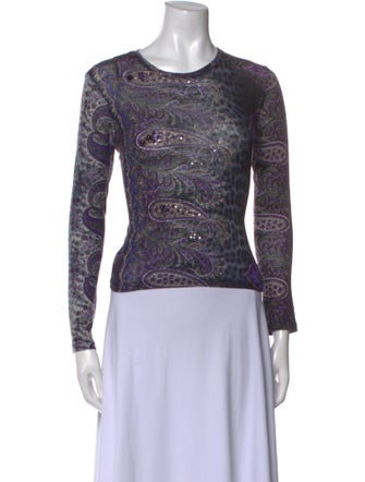 Roberto Cavalli Class 2000's Paisley Print Top