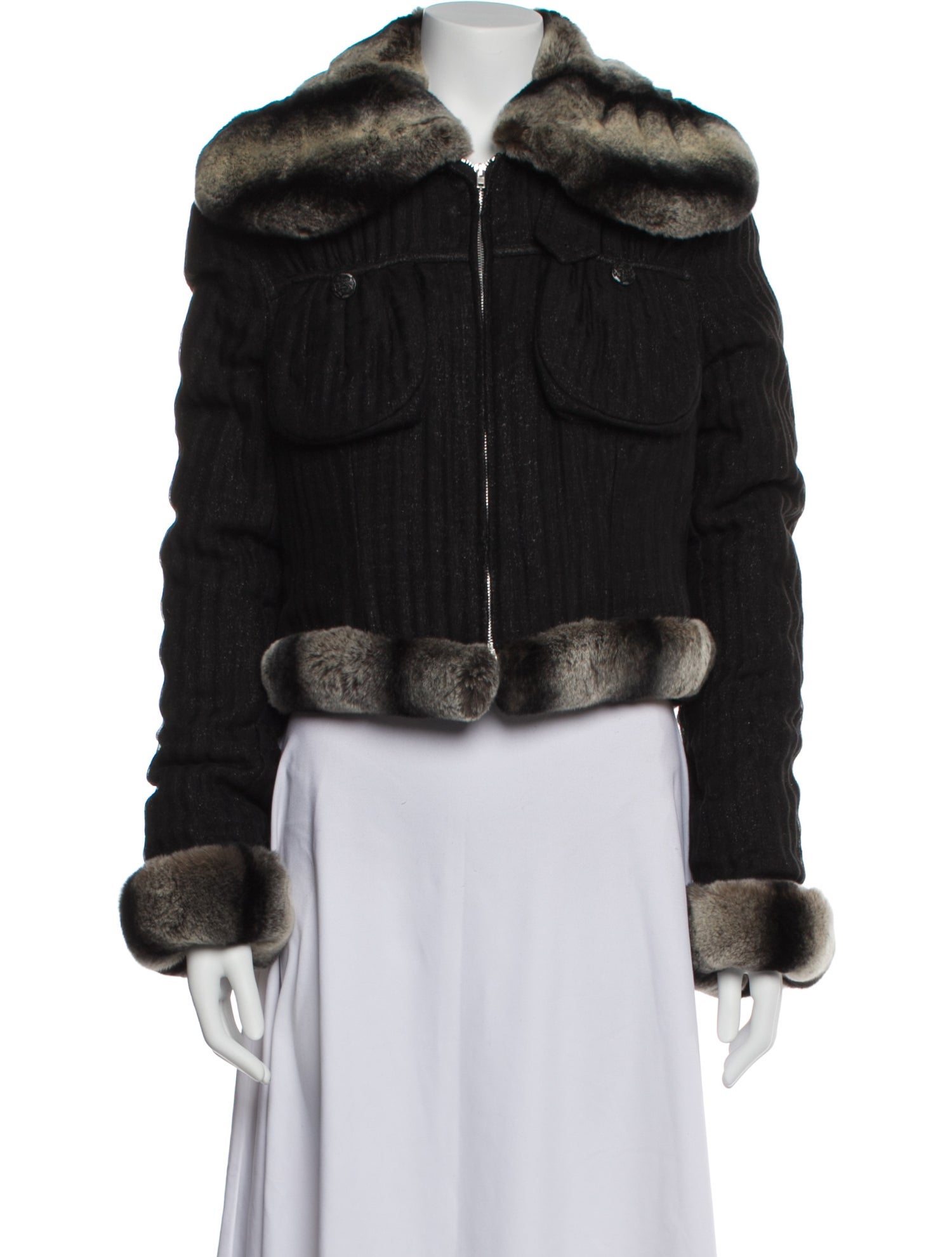 Roberto Cavalli Class Vintage 2008 Fur Jacket