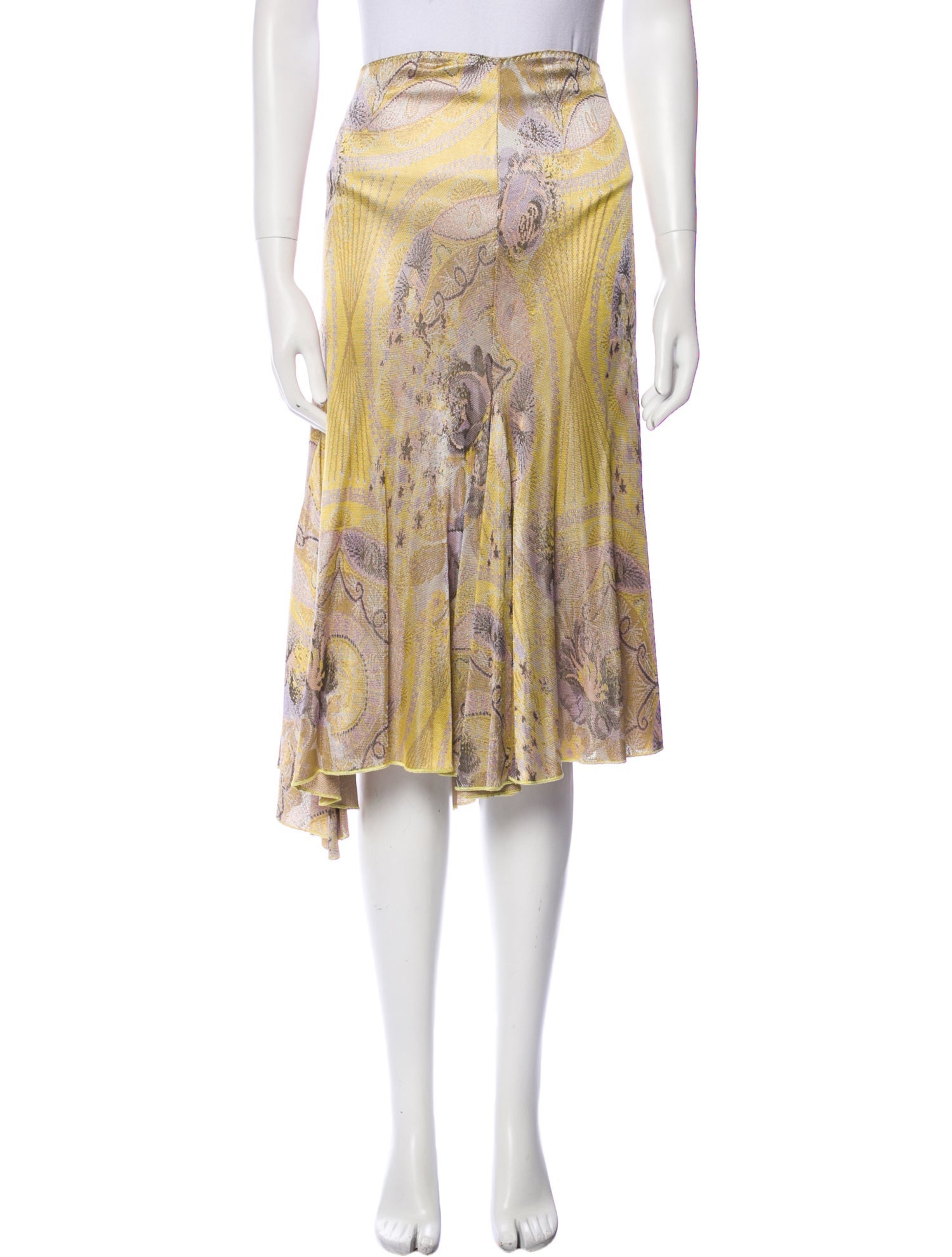 Roberto Cavalli Class Printed Midi Length Skirt