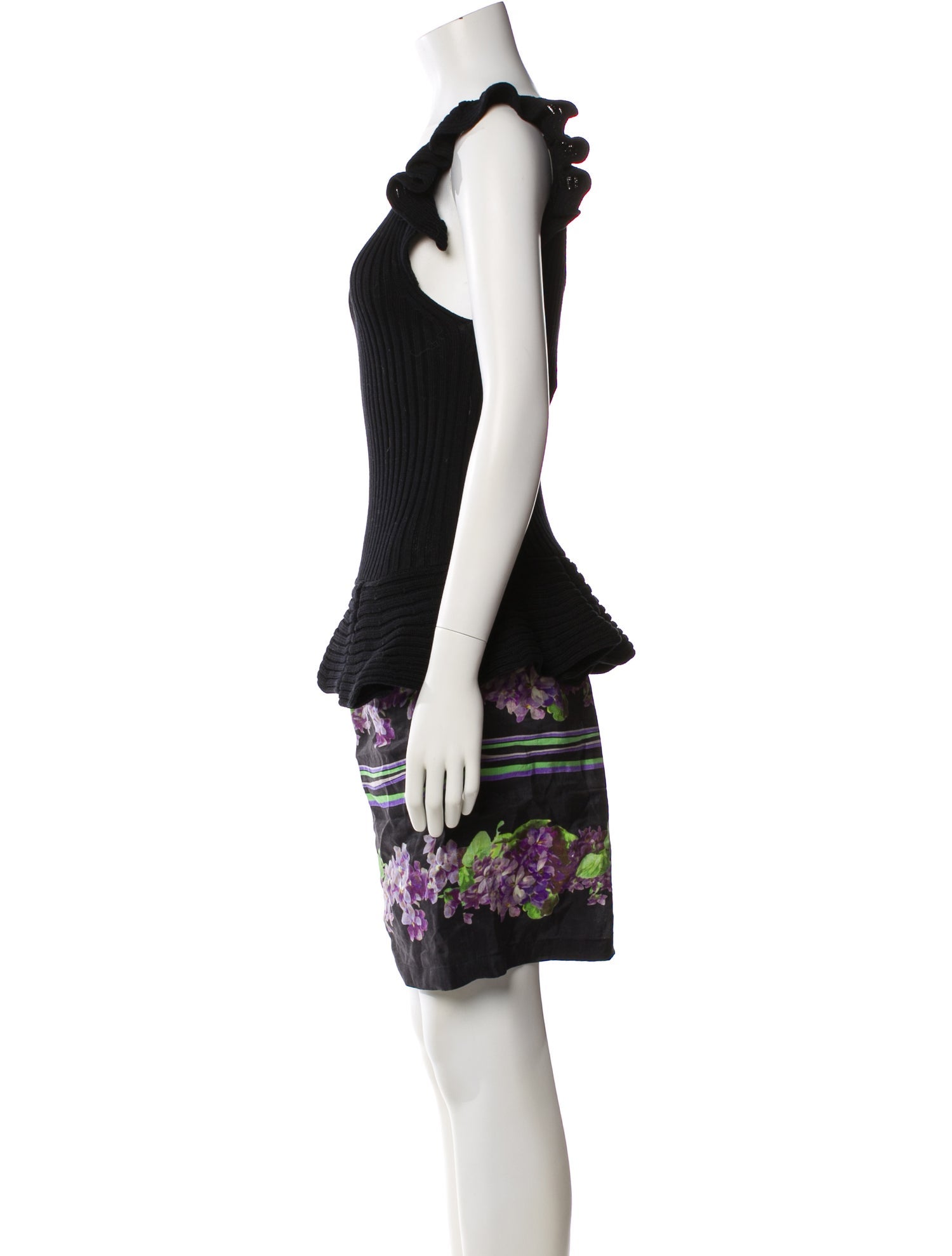 Roberto Cavalli Class Graphic Print Knee-Length Dress