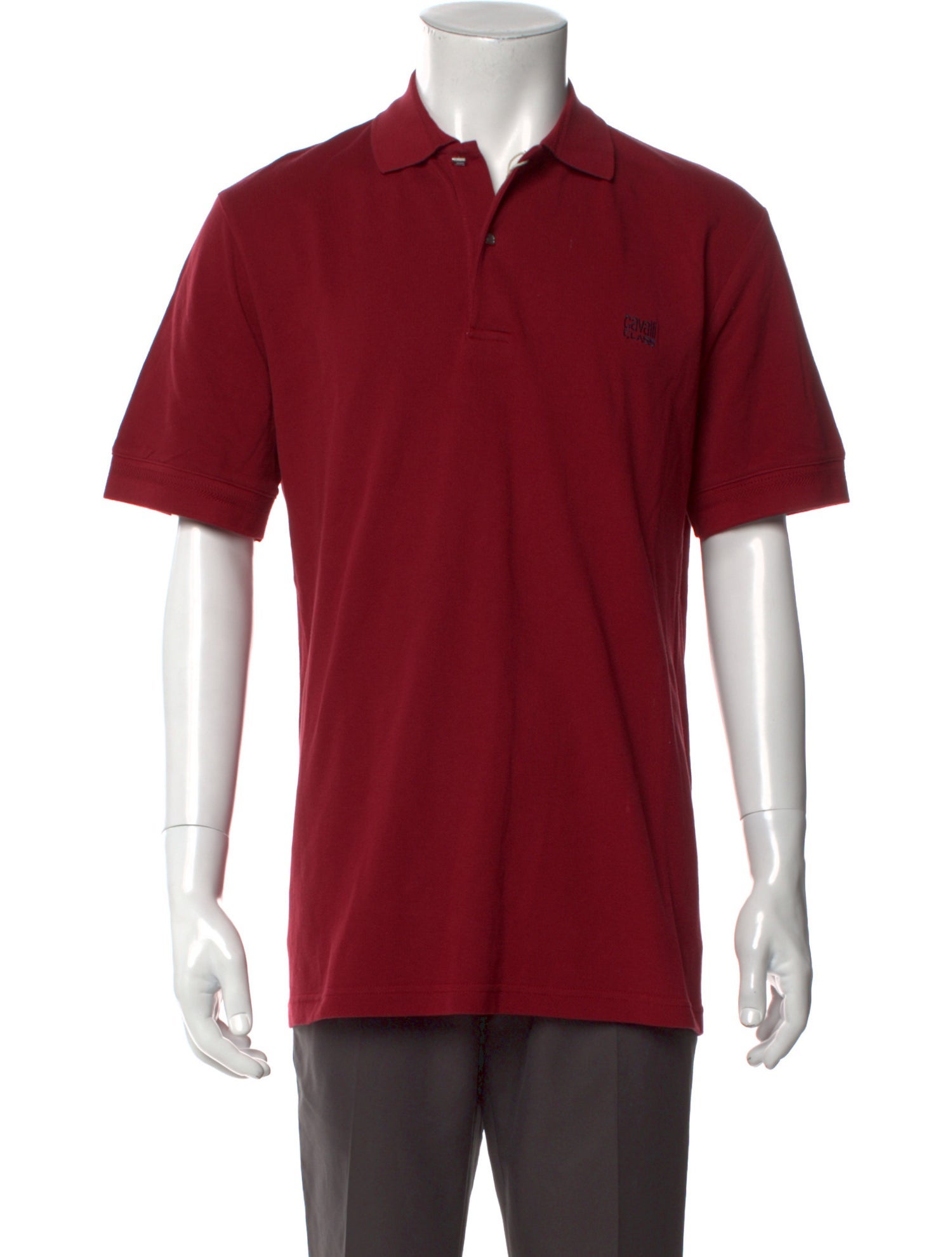 Roberto Cavalli Class V-Neck Short Sleeve Polo Shirt w/ Tags