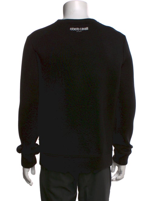 Roberto Cavalli Sport Graphic Print Crew Neck Sweatshirt