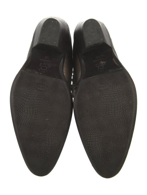 Roberto Cavalli Angels Leather Crystal Embellishments Western Boots