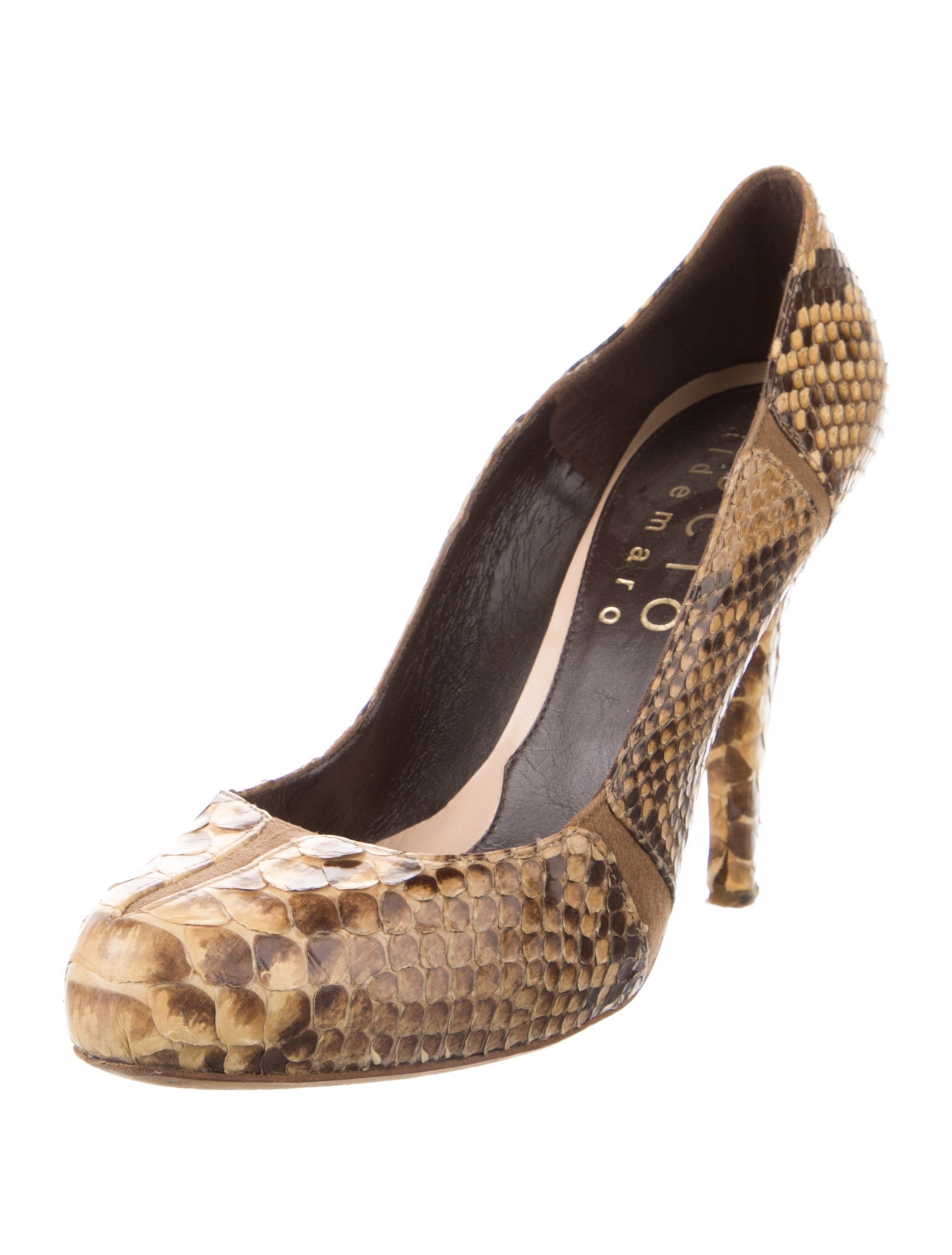 Rocio Snakeskin Animal Print Pumps