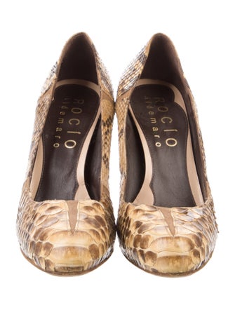 Rocio Snakeskin Animal Print Pumps