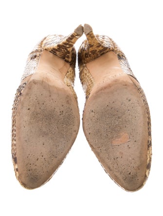 Rocio Snakeskin Animal Print Pumps