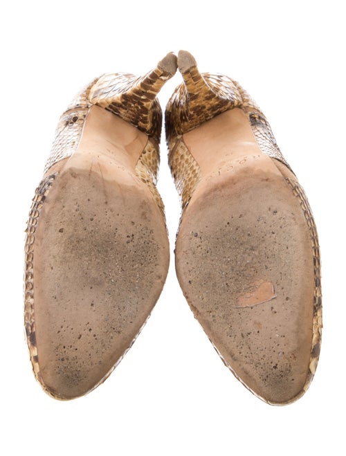 Rocio Snakeskin Animal Print Pumps