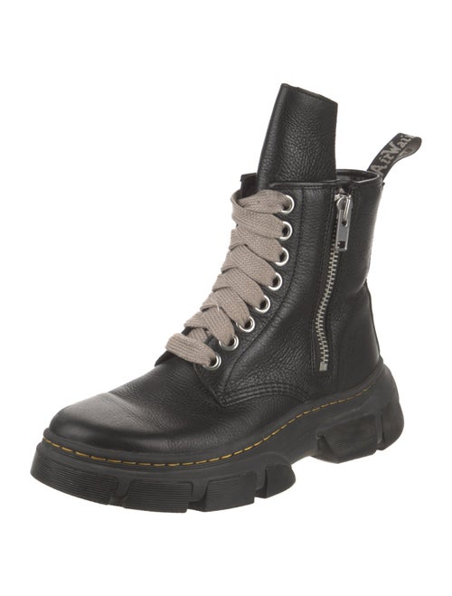 Rick Owens x Dr. Martens Leather Combat Boots
