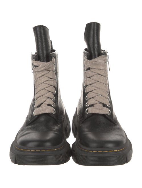 Rick Owens x Dr. Martens Leather Combat Boots