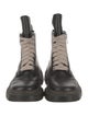 Rick Owens x Dr. Martens Leather Combat Boots