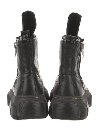 Rick Owens x Dr. Martens Leather Combat Boots