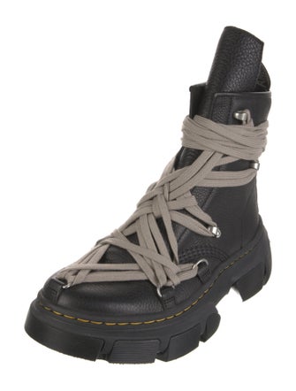 Rick Owens x Dr. Martens Leather Hiking Boots