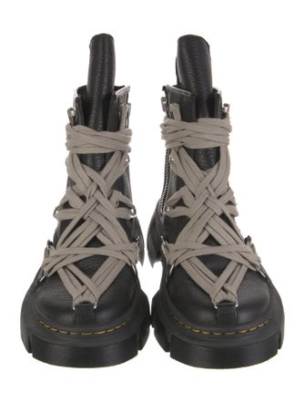 Rick Owens x Dr. Martens Leather Hiking Boots