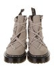 Rick Owens x Dr. Martens Suede Combat Boots