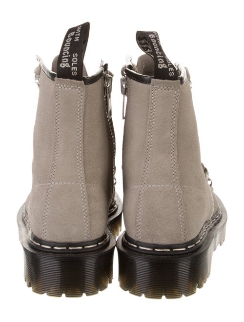 Rick Owens x Dr. Martens Suede Combat Boots