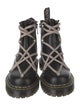 Rick Owens x Dr. Martens Leather Combat Boots