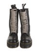 Rick Owens x Dr. Martens Leather Combat Boots