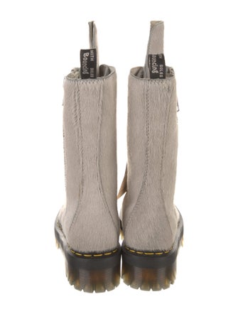 Rick Owens x Dr. Martens Ponyhair Combat Boots