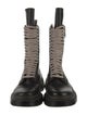 Rick Owens x Dr. Martens Leather Combat Boots