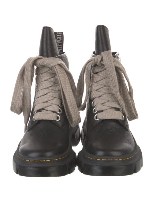 Rick Owens x Dr. Martens Leather Combat Boots