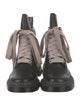 Rick Owens x Dr. Martens Leather Combat Boots