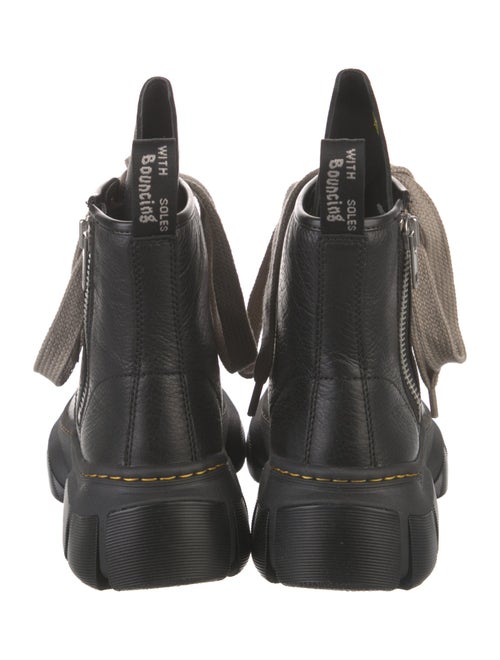 Rick Owens x Dr. Martens Leather Combat Boots