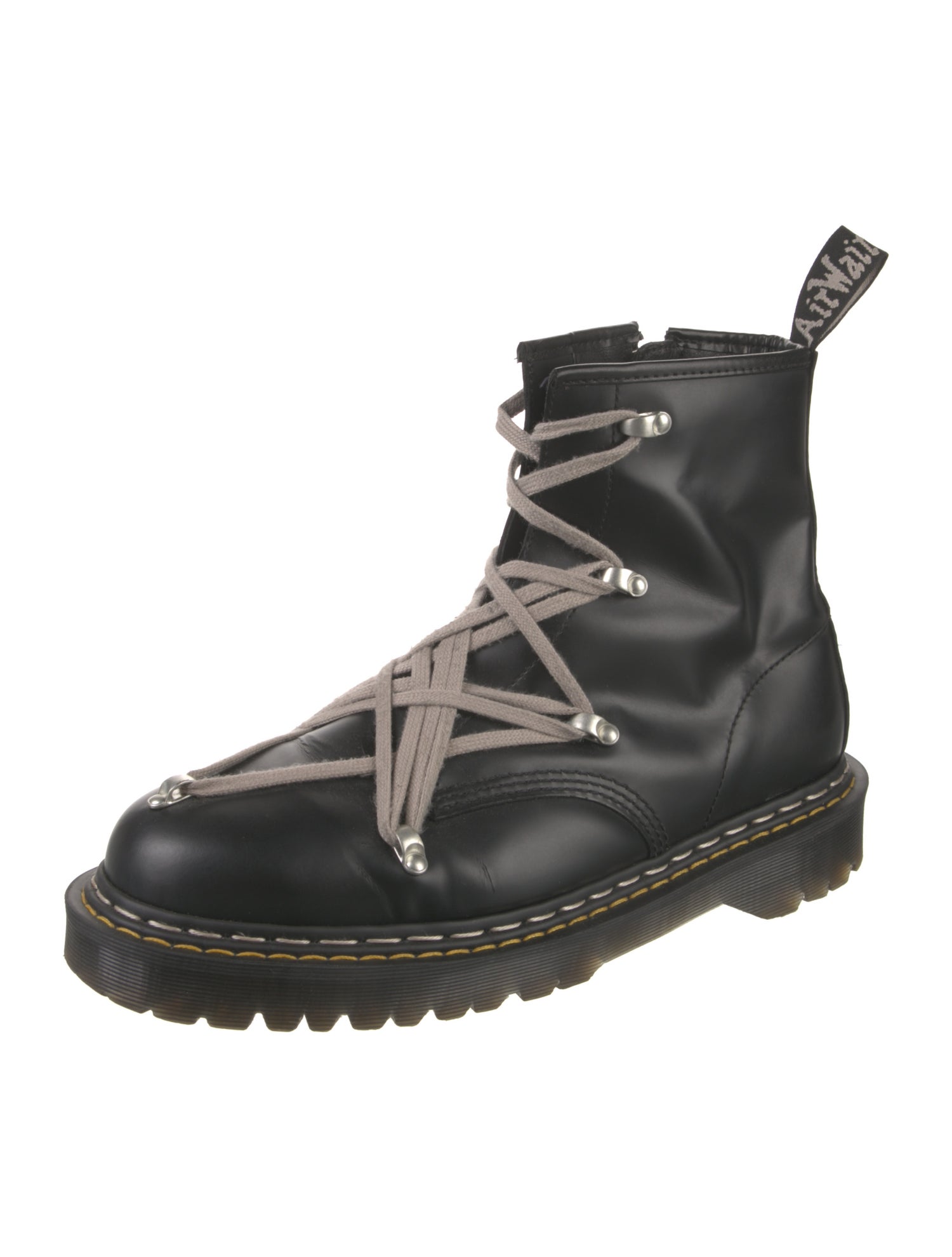 Rick Owens x Dr. Martens Leather Boots