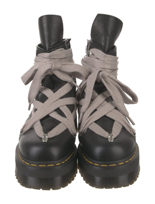Rick Owens x Dr. Martens Leather Combat Boots