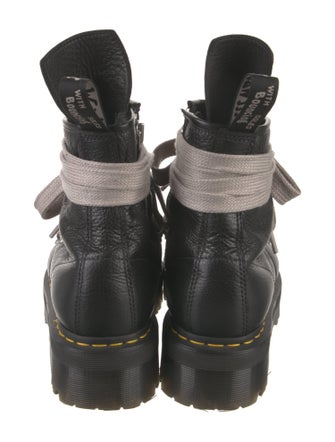 Rick Owens x Dr. Martens Leather Combat Boots