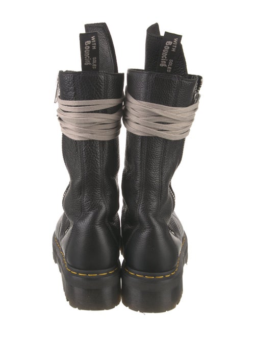 Rick Owens x Dr. Martens Leather Combat Boots