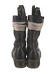 Rick Owens x Dr. Martens Leather Combat Boots