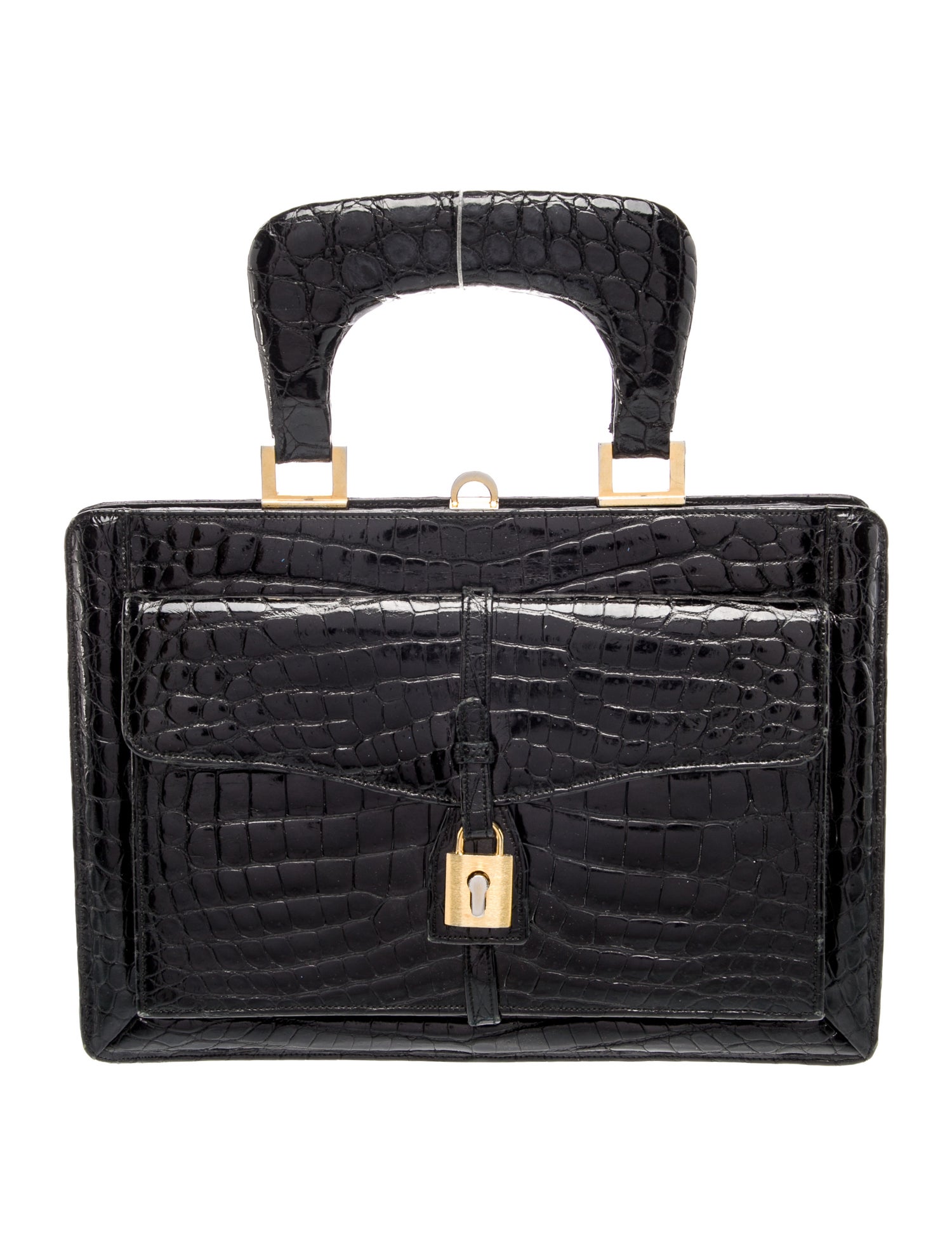 Robert Rosenfeld Robert Rosenfeld Leather Top Handle Bag Vintage - Blue Handle Bags ...