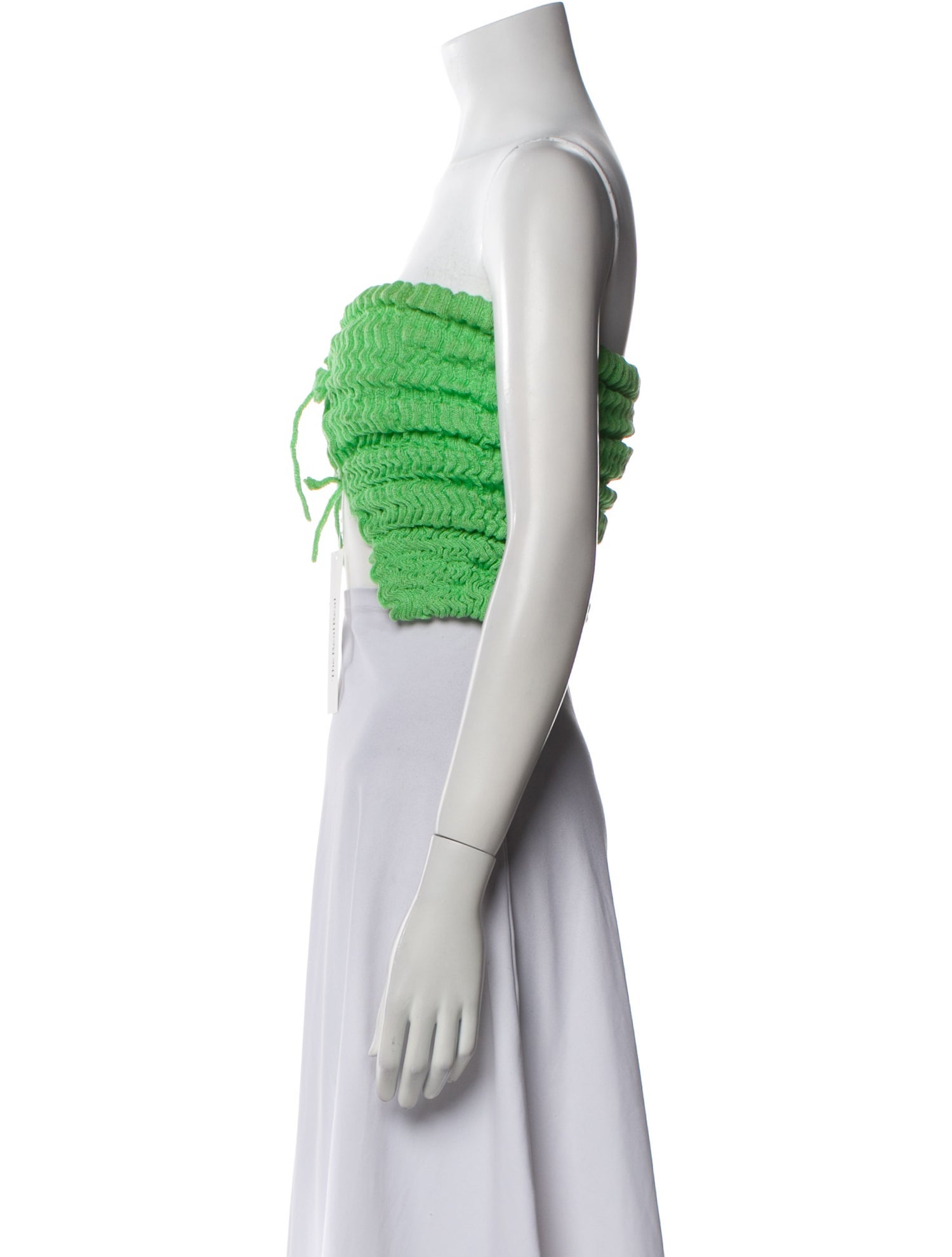 A. ROEGE HOVE Silk Printed Crop Top