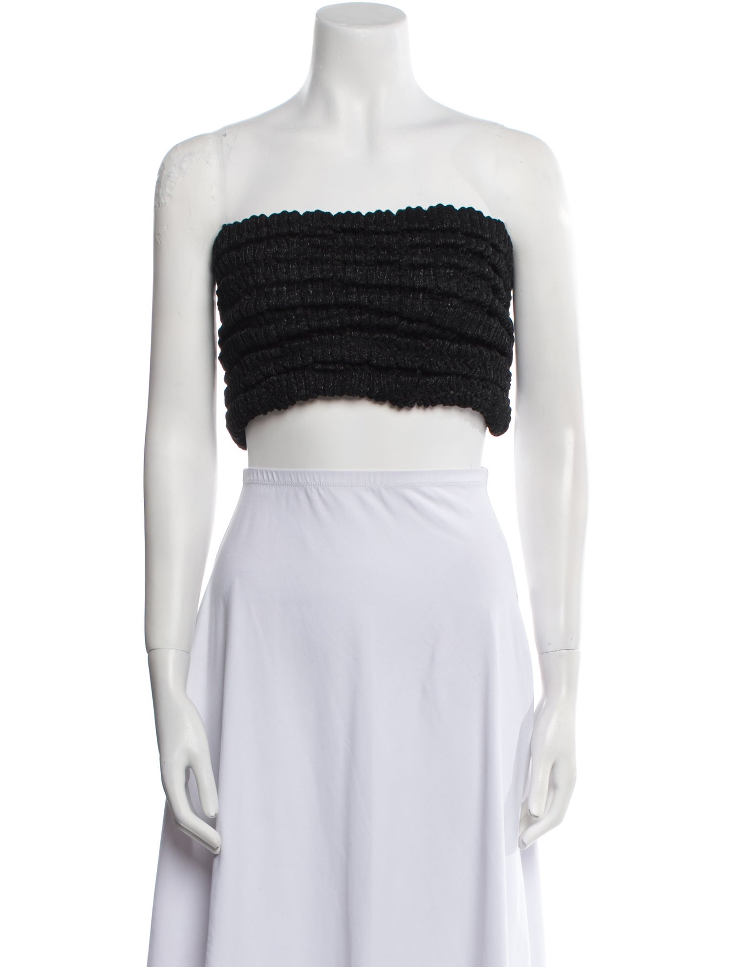 A. ROEGE HOVE Strapless Crop Top